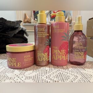 (Inventory 40) Victoria’s Secret PINK Pineapple Body Care Set